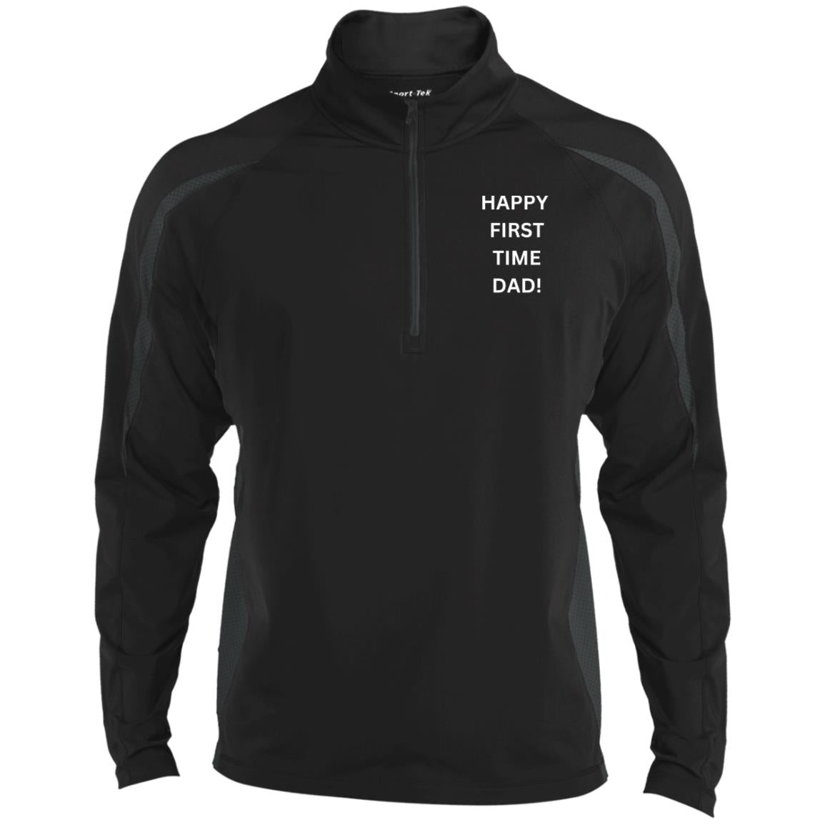 20231230_173111_0000 ST851 Men's Sport Wicking Colorblock 1/2 Zip