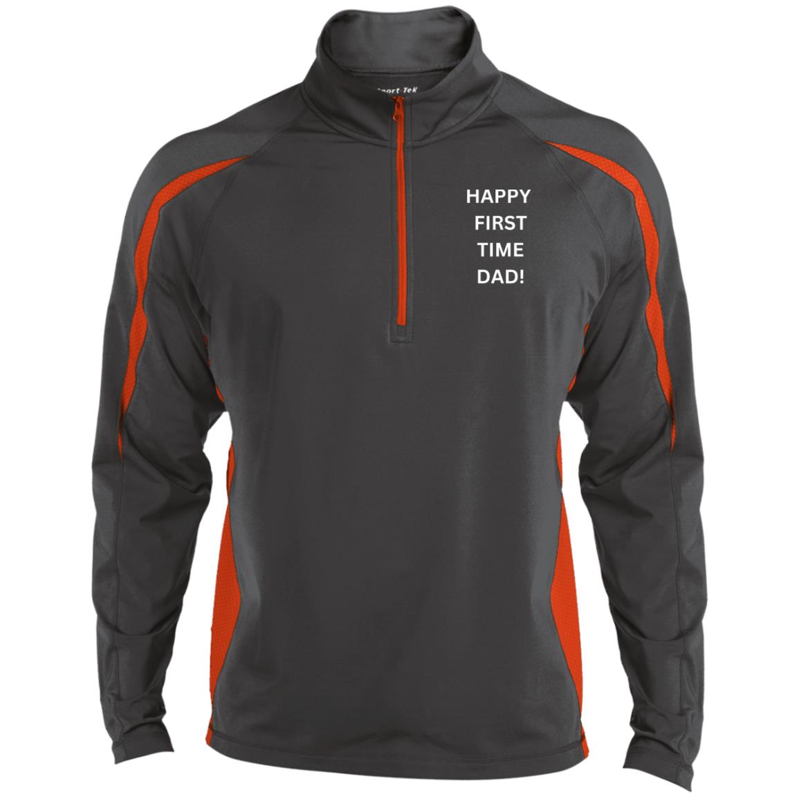 20231230_173111_0000 ST851 Men's Sport Wicking Colorblock 1/2 Zip