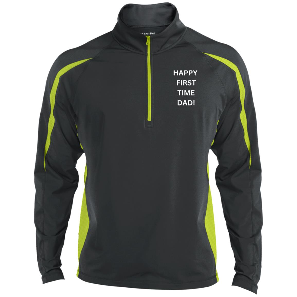 20231230_173111_0000 ST851 Men's Sport Wicking Colorblock 1/2 Zip