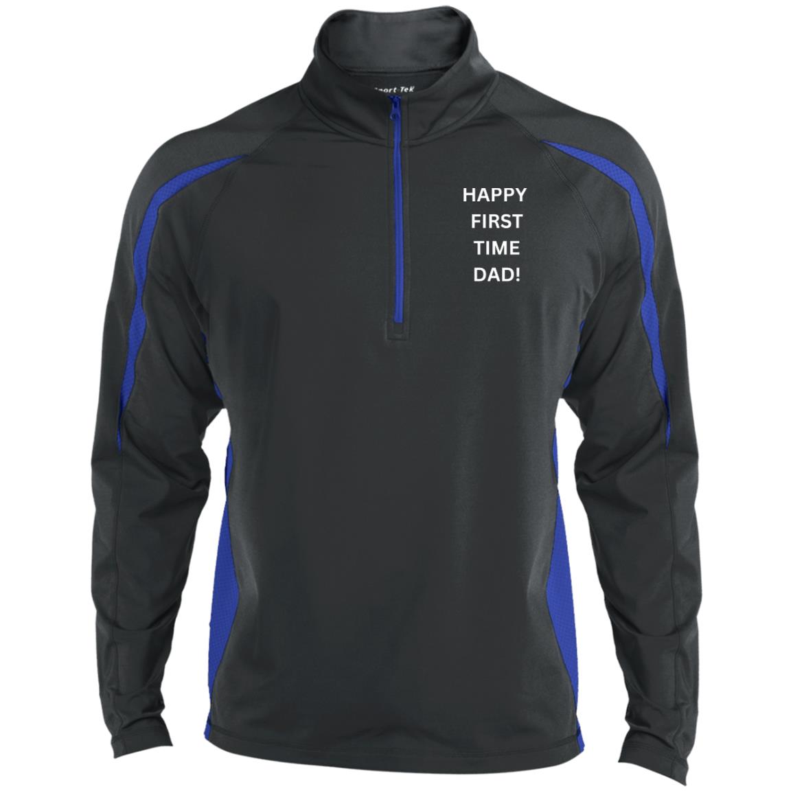 20231230_173111_0000 ST851 Men's Sport Wicking Colorblock 1/2 Zip