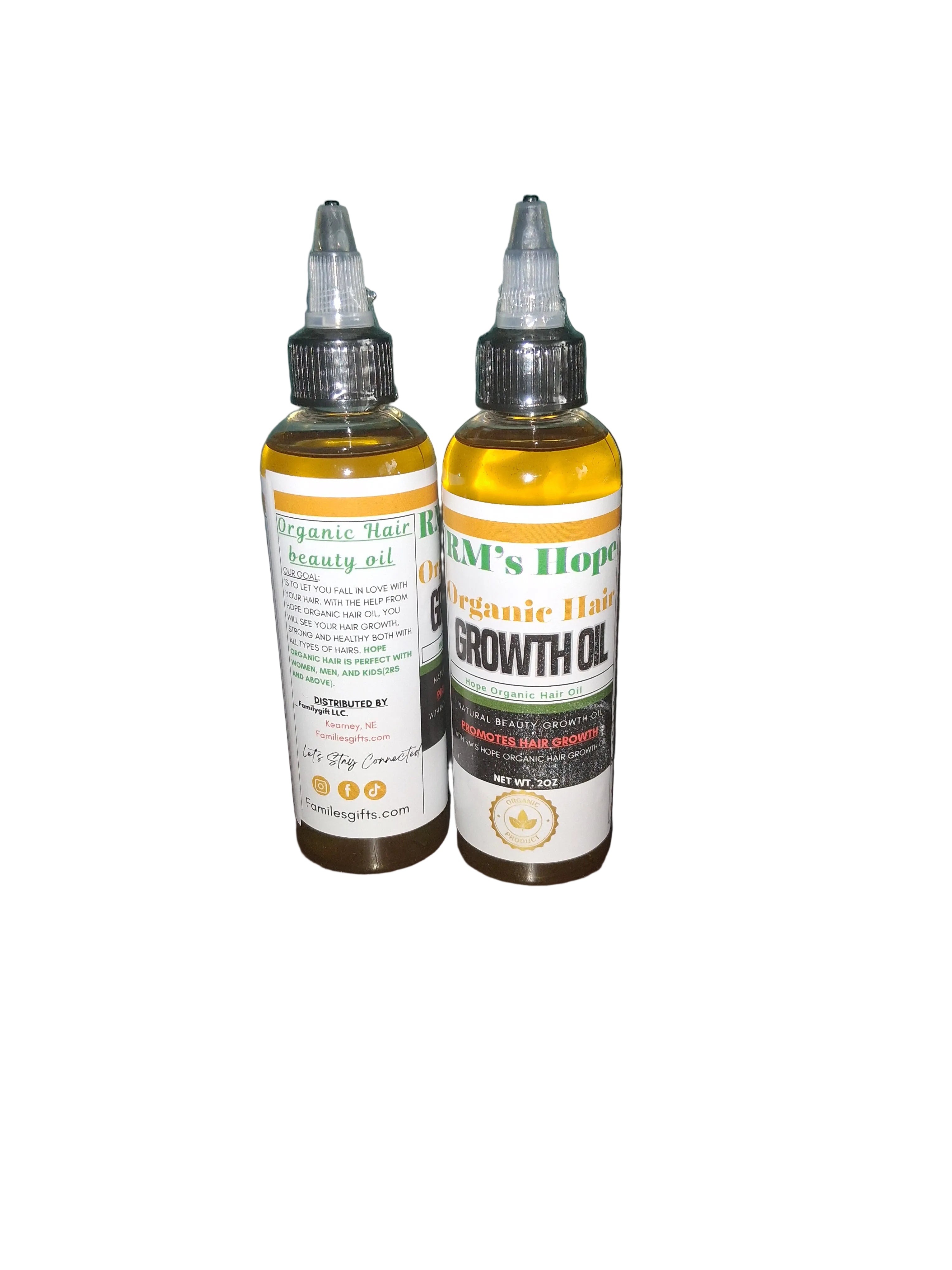 RM's Hope Organic Hair growth Oil.
