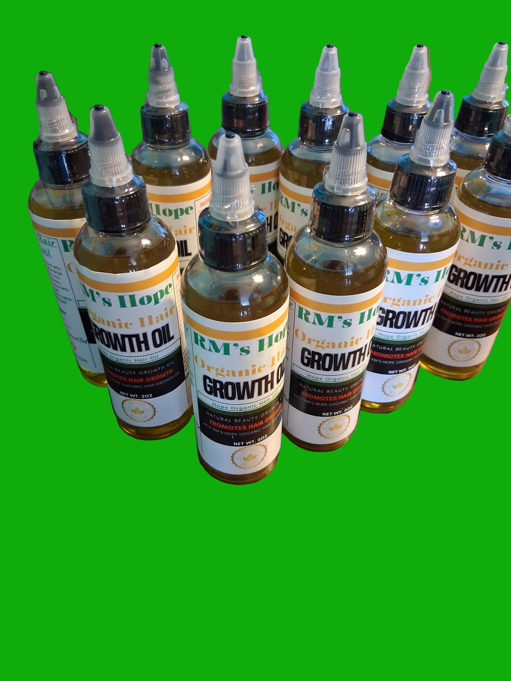 RM's Hope Organic Hair growth Oil.