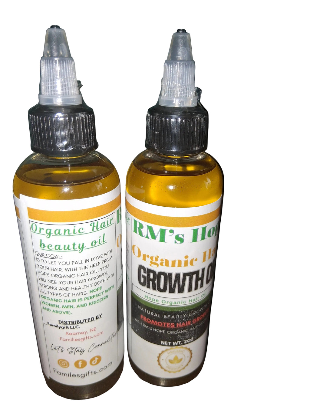 RM's Hope Organic Hair growth Oil.