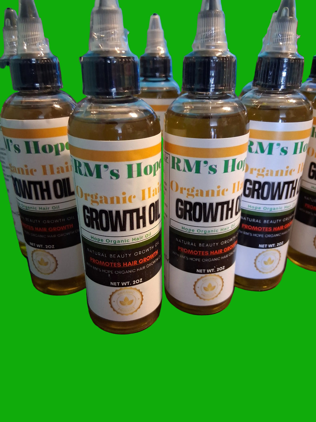RM's Hope Organic Hair growth Oil.