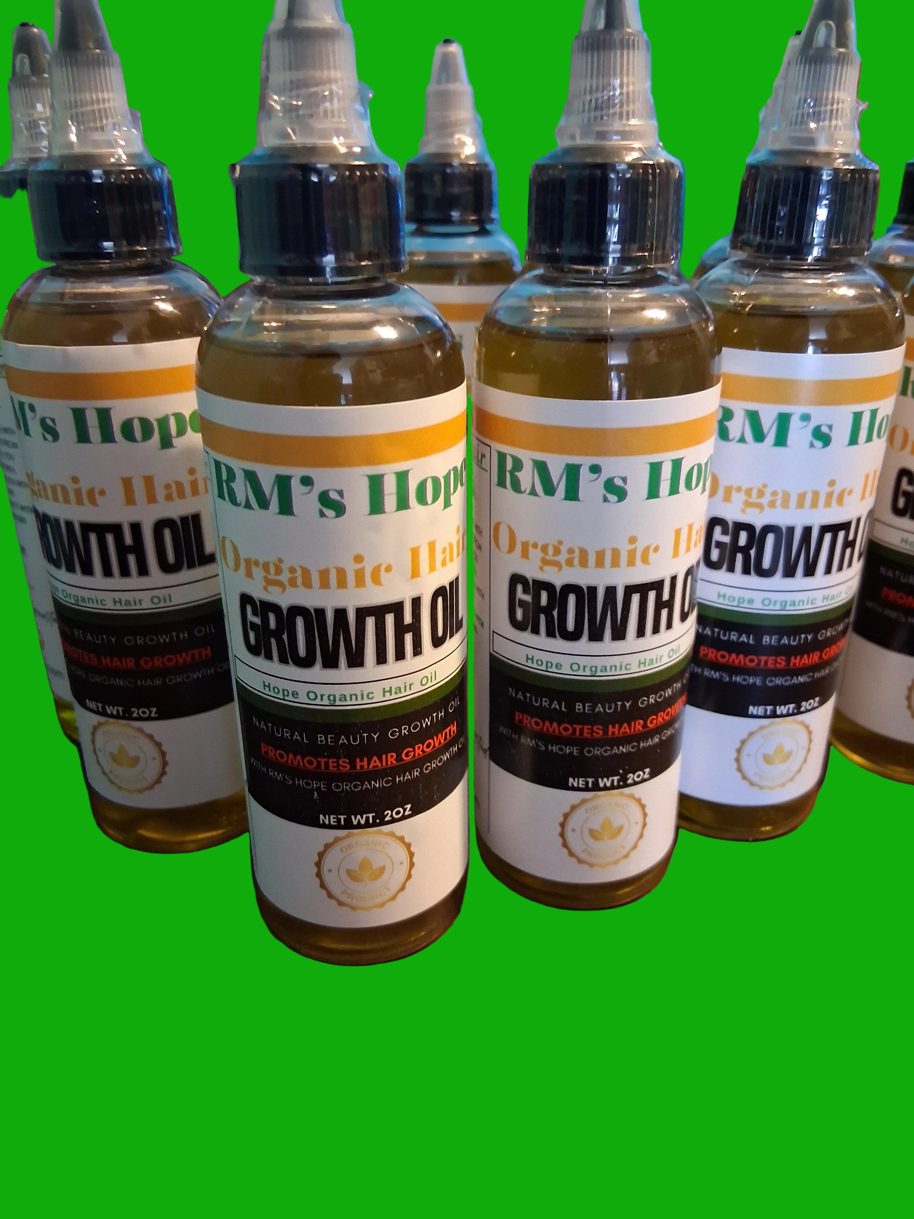 RM's Hope Organic Hair growth Oil.